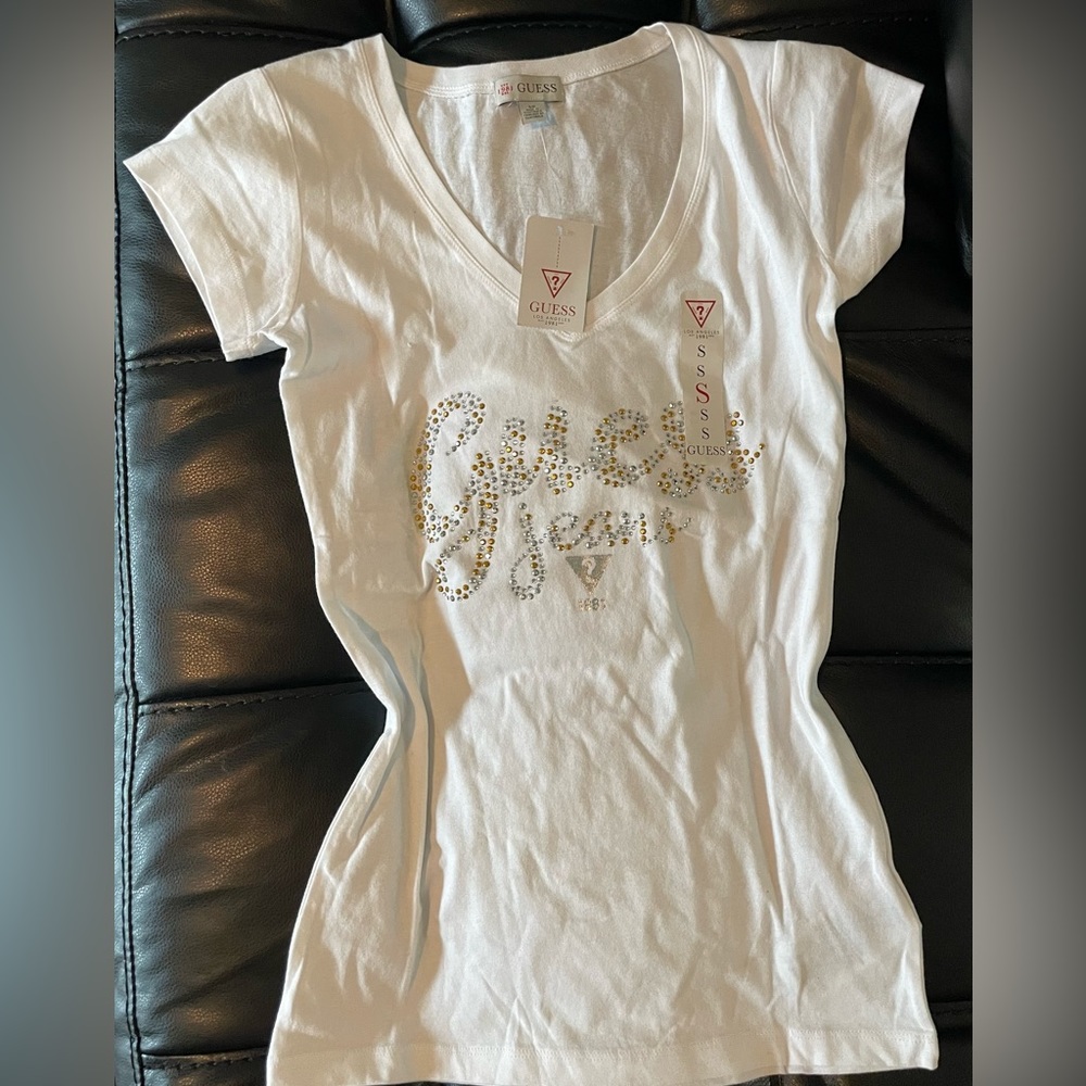 White Guess Shirt